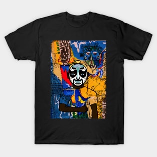 Decrypting Art: NFT Character - MaleMask Street ArtSet inspired by the Rosetta Stone on TeePublic T-Shirt